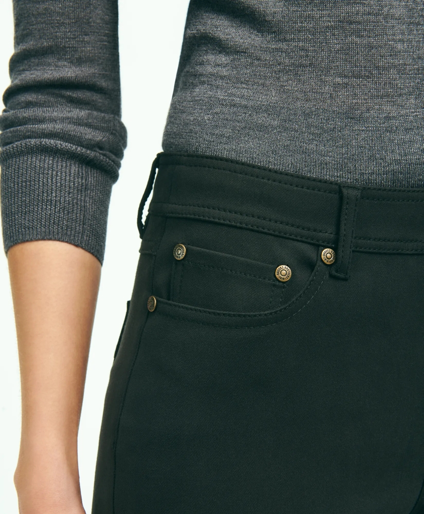 Cotton Blend 5-Pocket Riding Pants, image 5