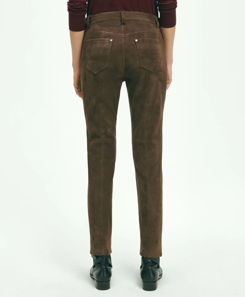 Suede 5-Pocket Pants, image 3
