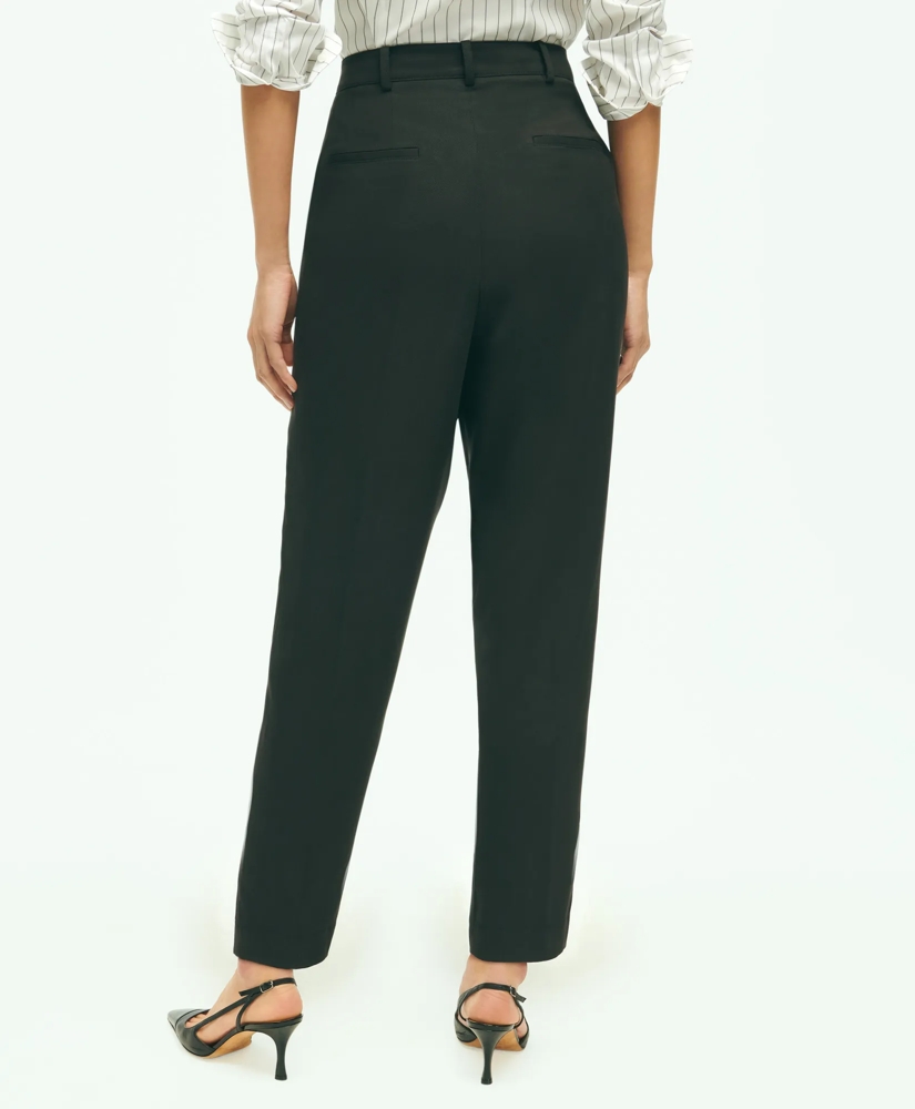 Slim Pleat-Front Cropped Pants, image 3