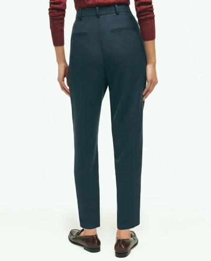 Slim Pleat-Front Cropped Pants, image 3