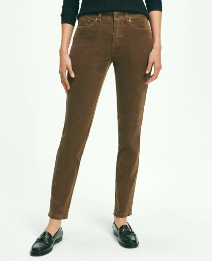 Stretch Cotton Corduroy 5-Pocket Pants, image 1