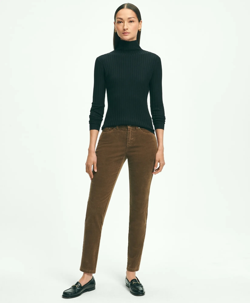 Stretch Cotton Corduroy 5-Pocket Pants, image 2