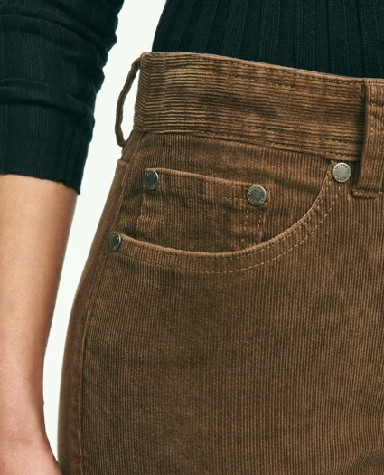 Stretch Cotton Corduroy 5-Pocket Pants, image 4