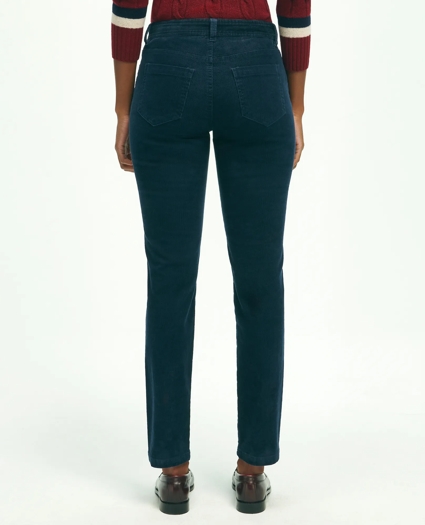 Stretch Cotton Corduroy 5-Pocket Pants, image 2