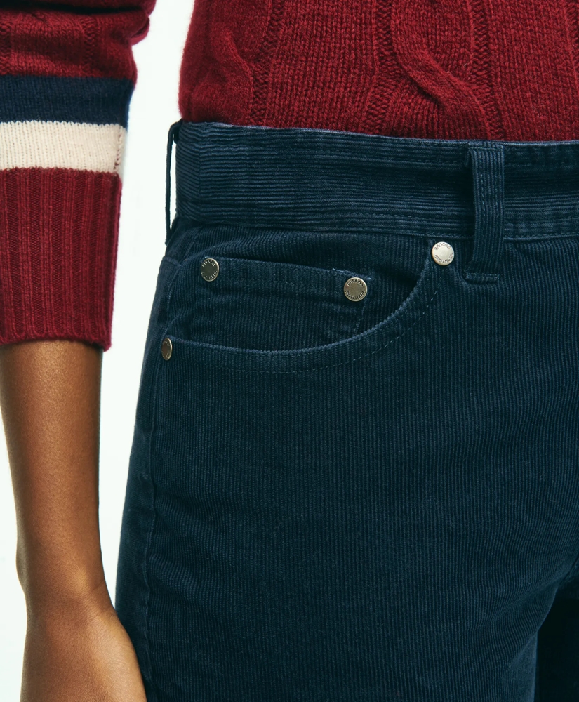 Stretch Cotton Corduroy 5-Pocket Pants, image 3
