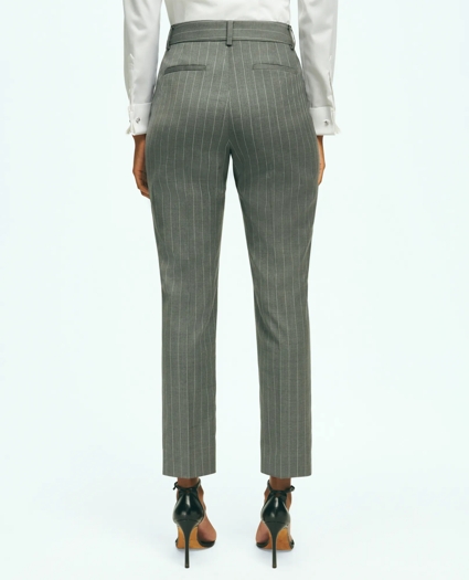 Pinstripe Pants in Wool Blend, image 3