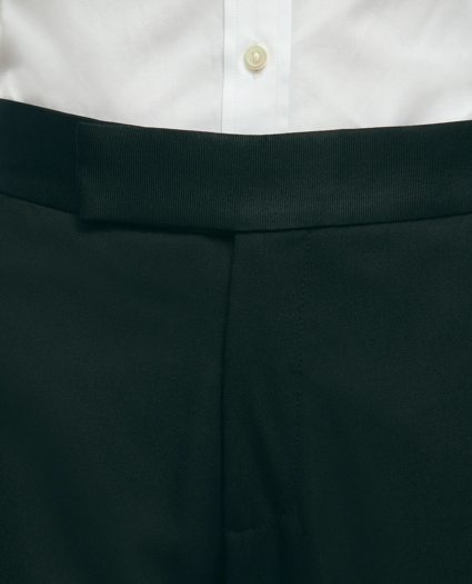 Black Fleece Tuxedo Pants in Wool, image 5