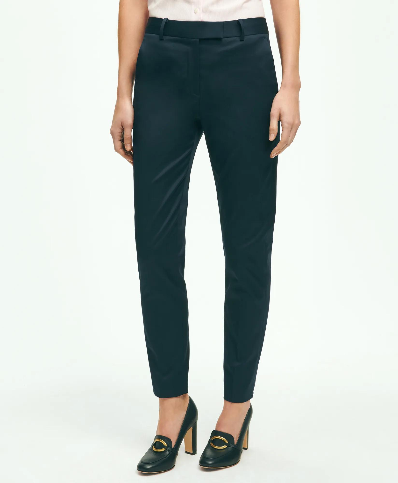 Cotton Sateen Pants, image 1
