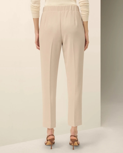Easy Fit, Elastic Back Fine Twill Stretch Crepe Pants, image 2