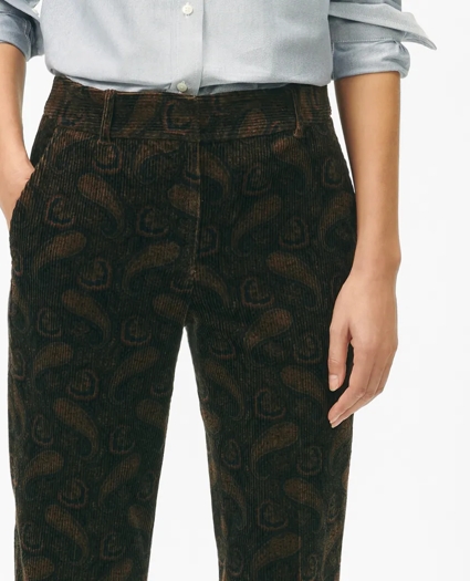 Trousers in Paisley Corduroy, image 3