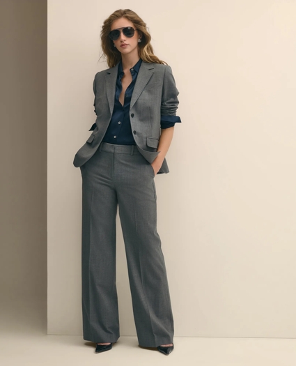 The Essentials Wide-Leg Trousers in Wool Blend, image 1