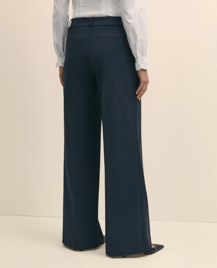 The Essentials Wide-Leg Trousers in Wool Blend, image 3