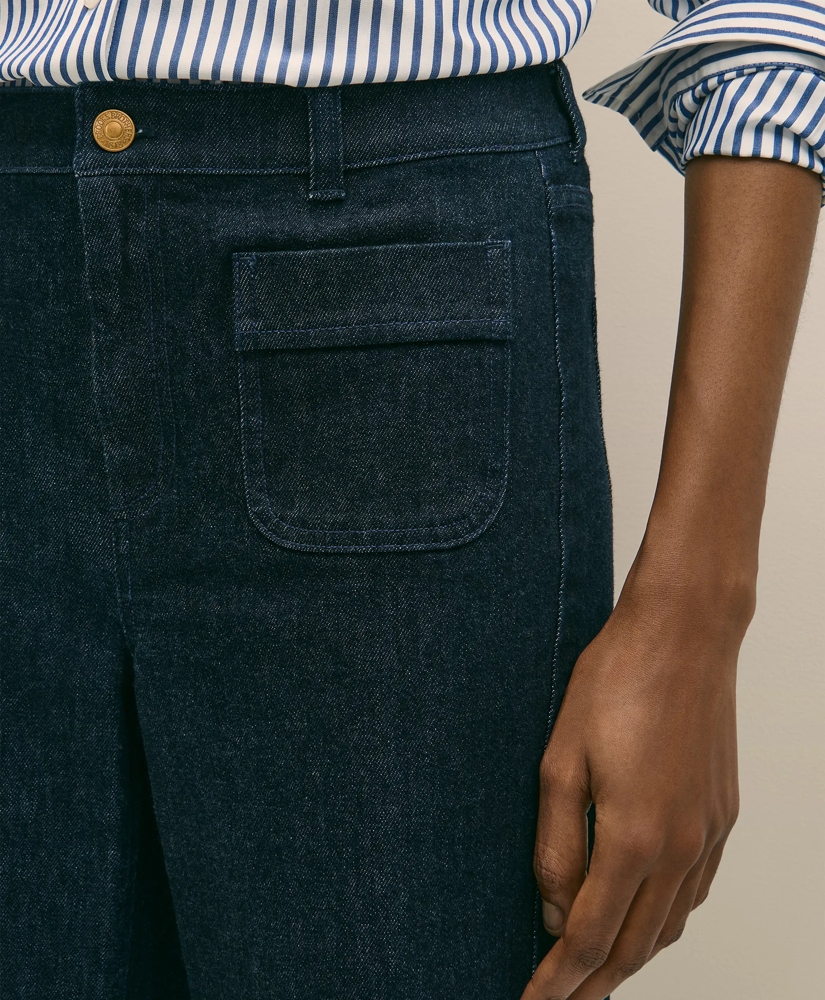 Patch Pocket Bootcut Jeans, image 3