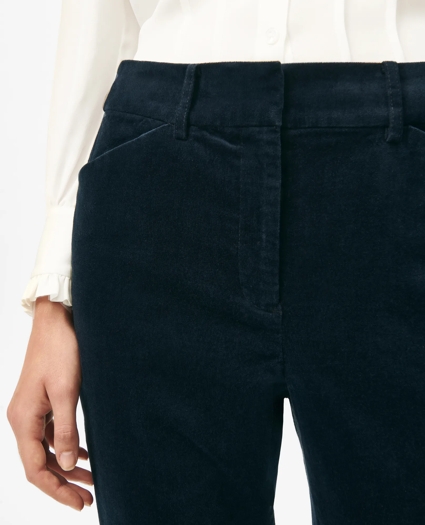 Slim Pants in Velvet Cotton Blend, image 4