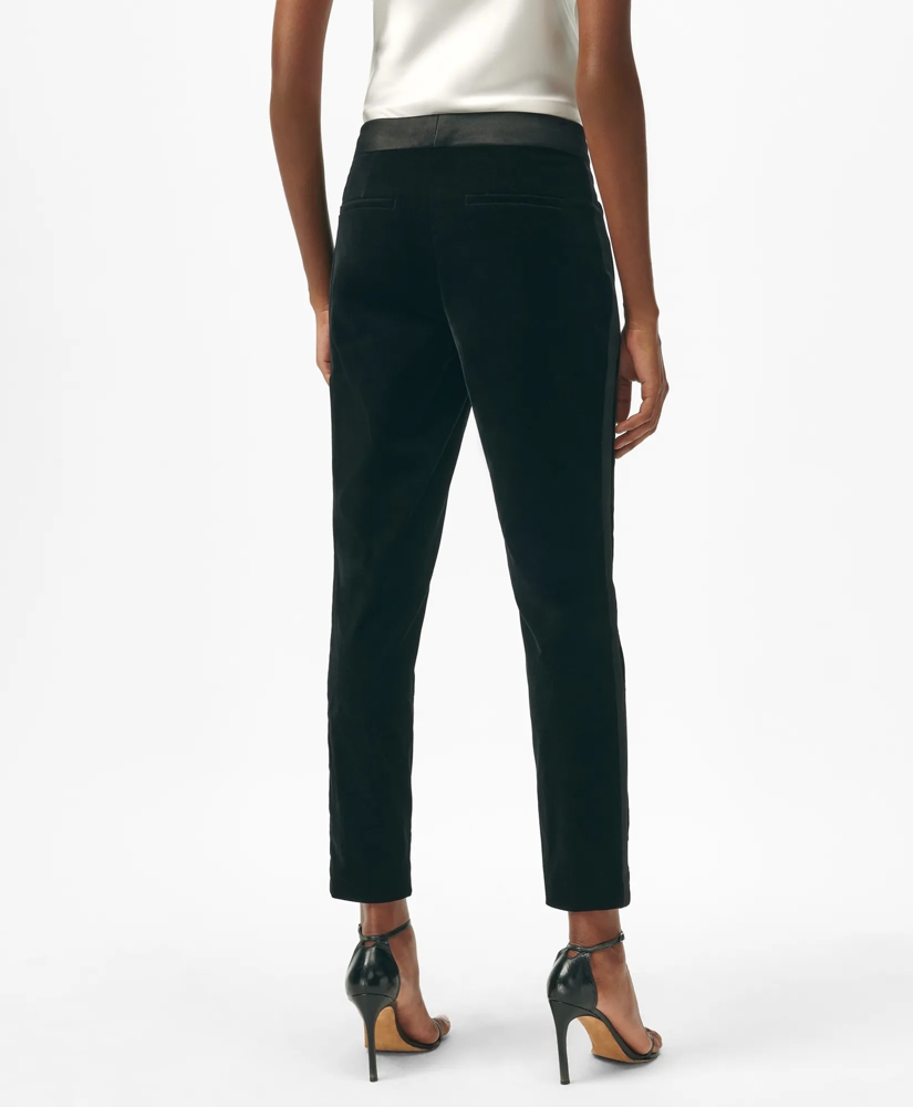 Slim Tuxedo Pants in Velvet, image 4