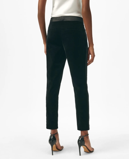 Slim Tuxedo Pants in Velvet, image 4