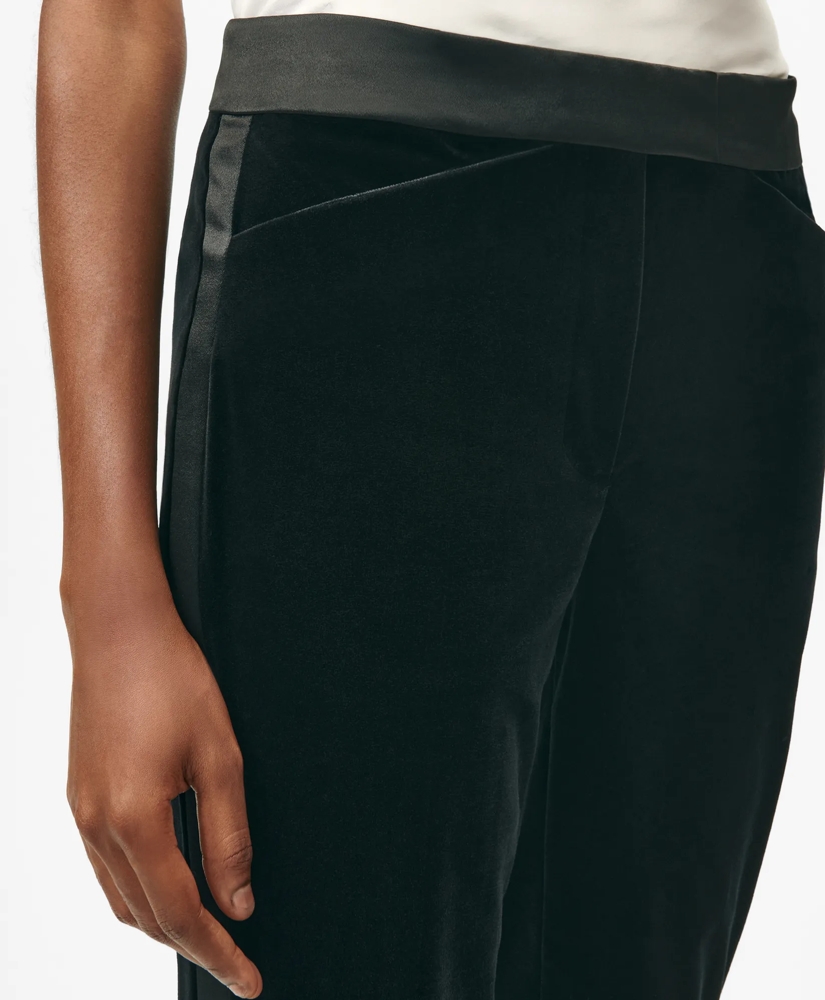 Slim Tuxedo Pants in Velvet, image 5