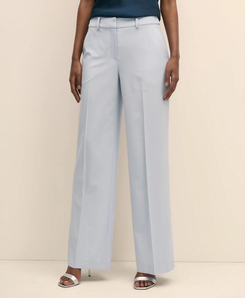 The Essentials Wool Wide Leg Trouser, image 2