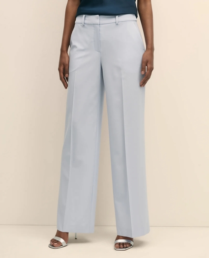 The Essentials Wool Wide Leg Trouser, image 2