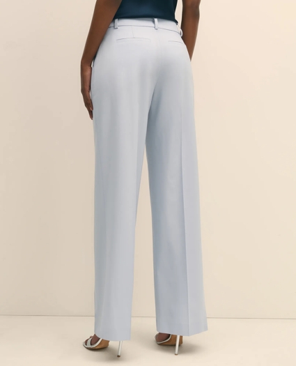 The Essentials Wool Wide Leg Trouser, image 4