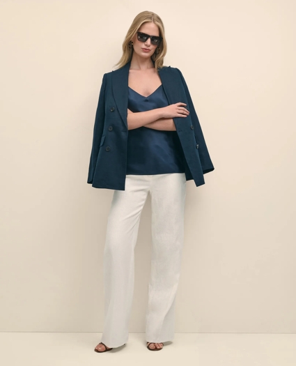 Linen Wide Leg Trousers, image 1