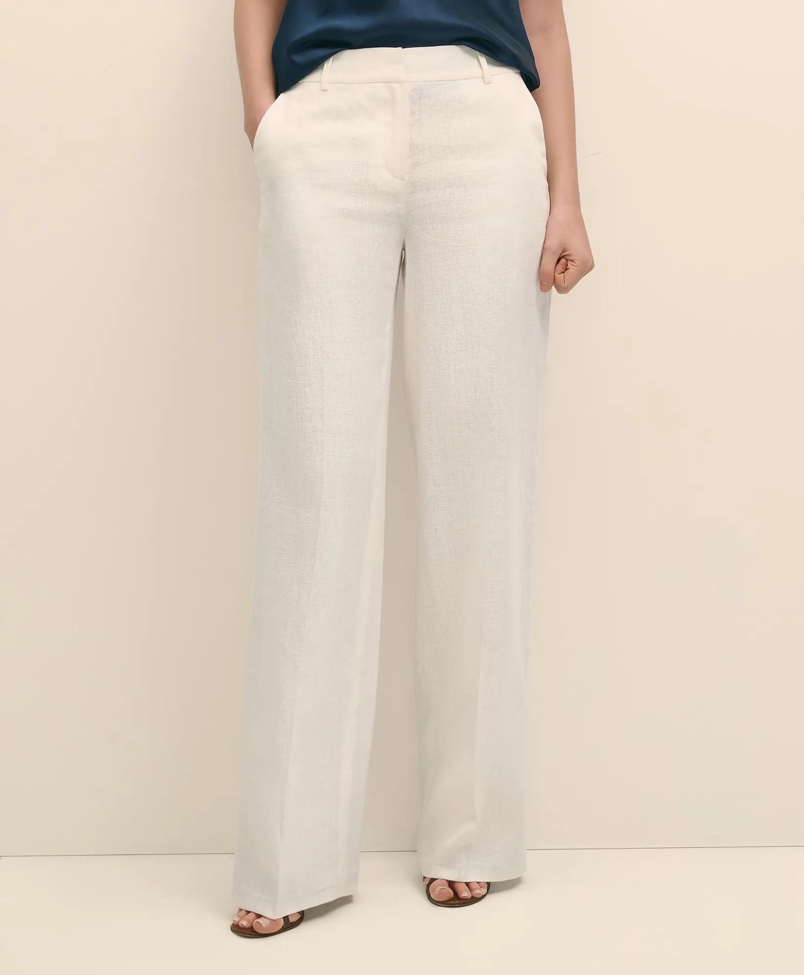 Linen Wide Leg Trousers