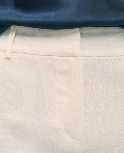 Linen Wide Leg Trousers, image 4