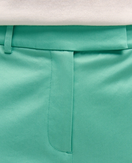 Cotton Sateen Slim Pants, image 4