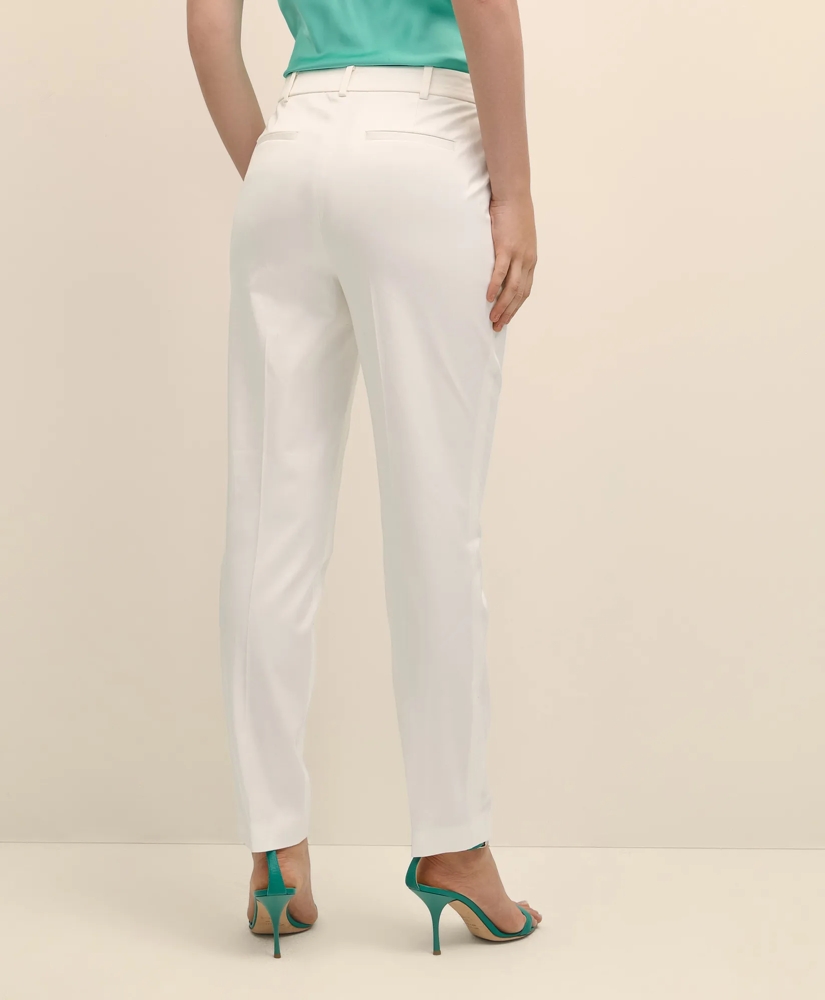 Cotton Sateen Slim Pants, image 4