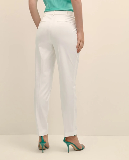 Cotton Sateen Slim Pants, image 4