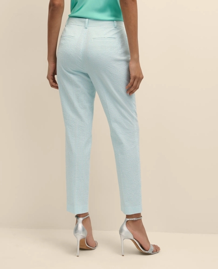 Seersucker Slim Fit Pants, image 4