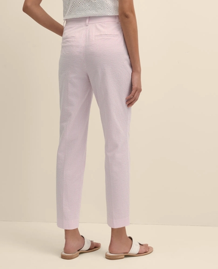 Seersucker Slim Fit Pants, image 4