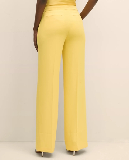 Fine Twill Wide-Leg Trousers, image 4