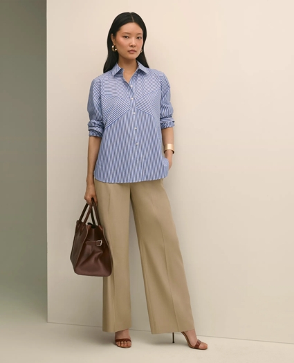Wool-Blend Wide-Leg Pants, image 1