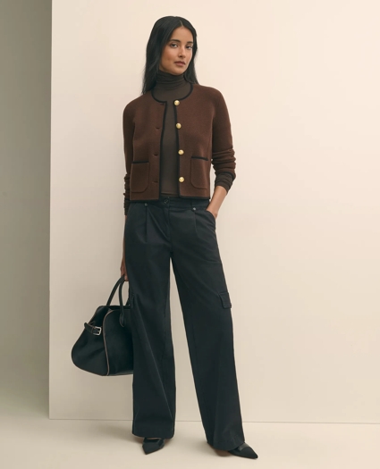 Relaxed Twill Cargo Pants, image 1