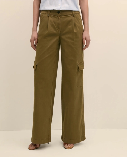 Relaxed Twill Cargo Pants, image 2