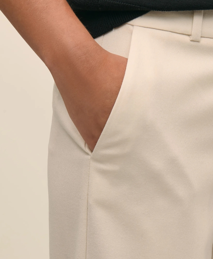 Wool Flannel High Waisted Wide-Leg Pant, image 3