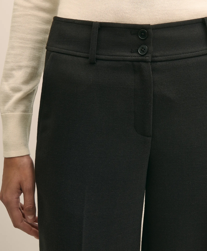 Wool Blend High-Waisted Wide-Leg Pant, image 3