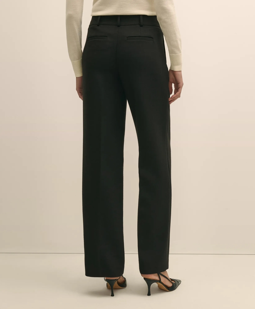 Wool Blend High-Waisted Wide-Leg Pant, image 4