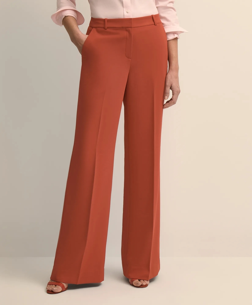 Crepe Wide-Leg Pants, image 2