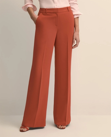 Crepe Wide-Leg Pants, image 2