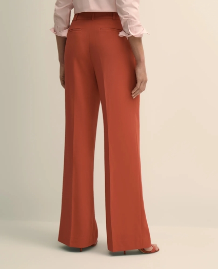 Crepe Wide-Leg Pants, image 3