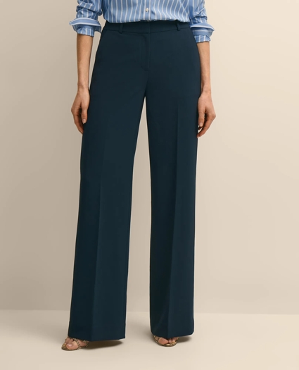 Crepe Wide-Leg Pants, image 2