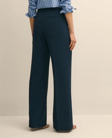 Crepe Wide-Leg Pants, image 3