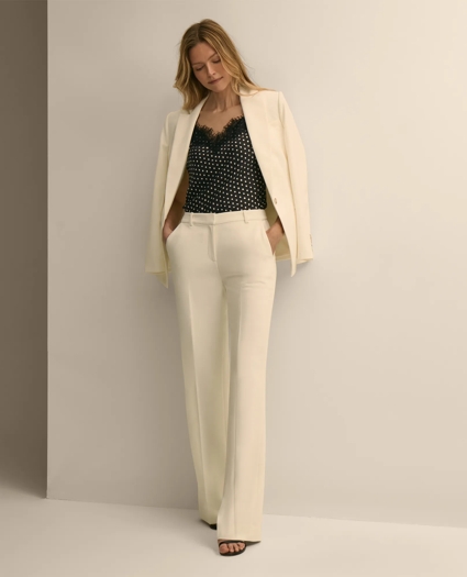 Crepe Wide-Leg Pants, image 2