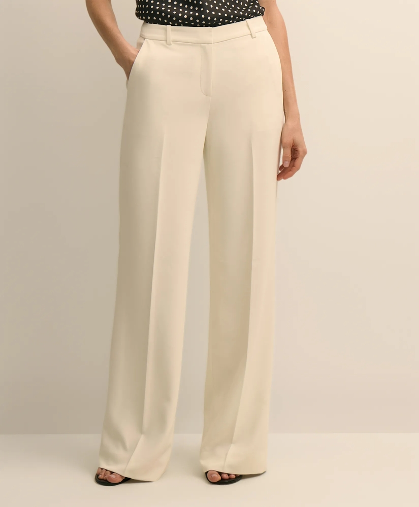 Crepe Wide-Leg Pants, image 3