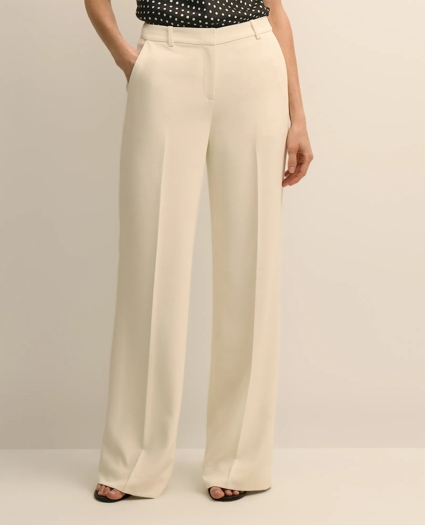 Crepe Wide-Leg Pants, image 3