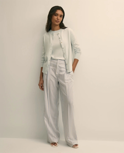 Viscose Striped Pants, image 1