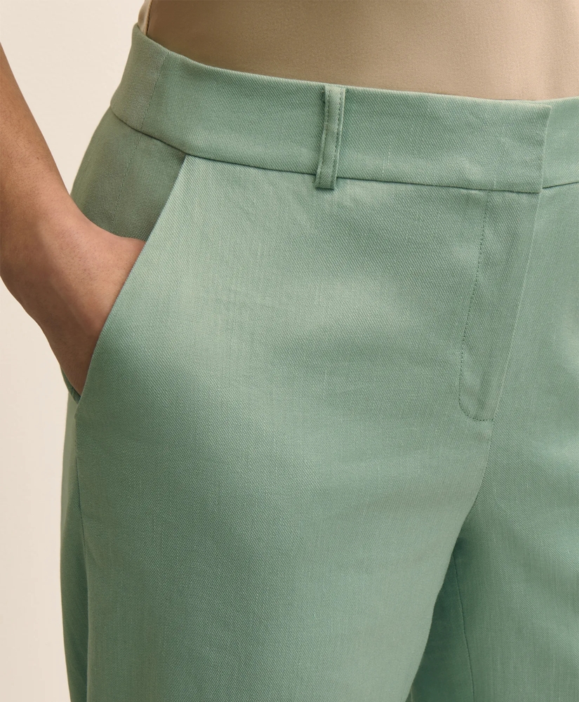 Linen-Blend Wide-Leg Pants, image 3