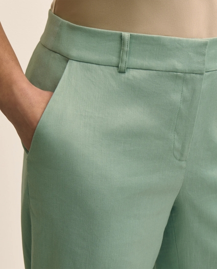 Linen-Blend Wide-Leg Pants, image 3